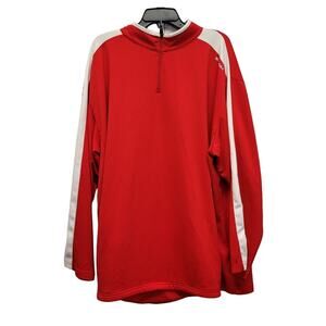 Boombah Mens 3XL 100% Polyester Long Sleeve Quarter Zip Pullover Sweatshirt